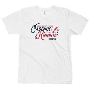 LTS Cadence Knights White Script T-shirt 2020